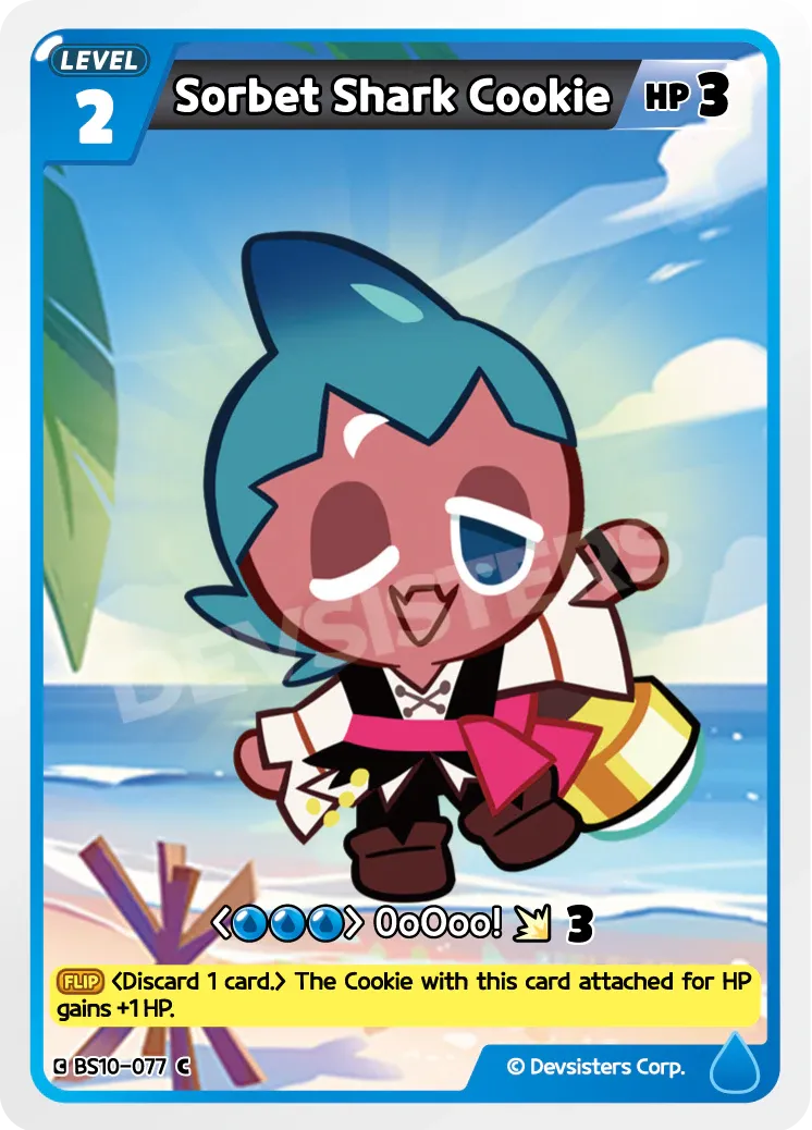 Sorbet Shark Cookie