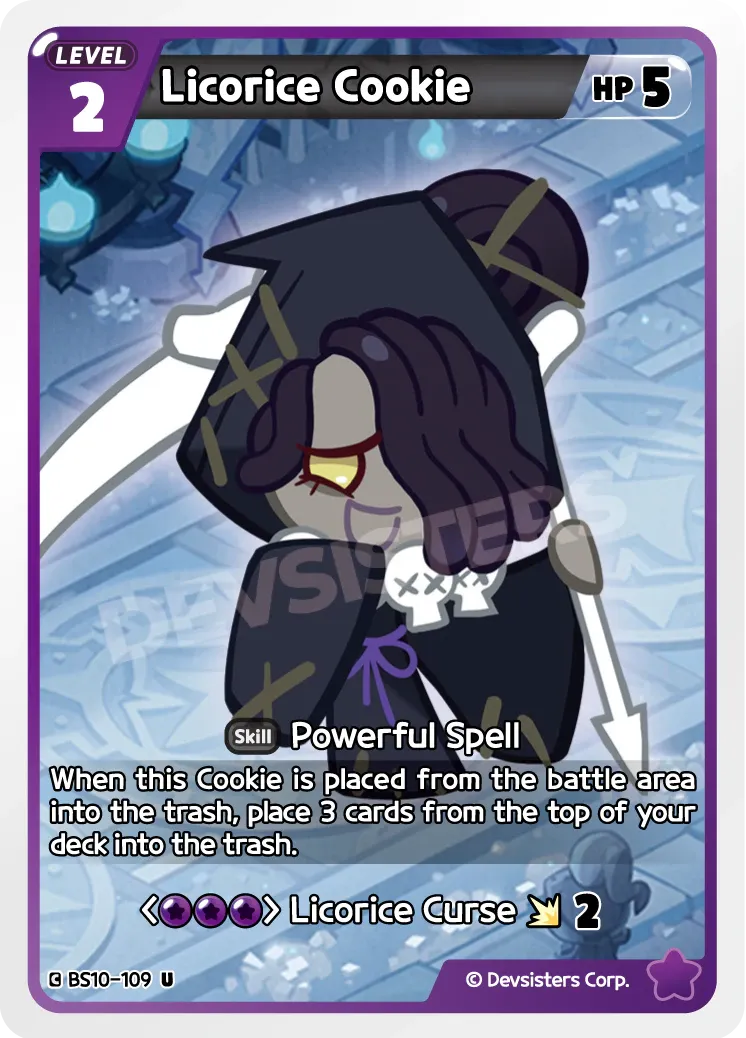 Licorice Cookie