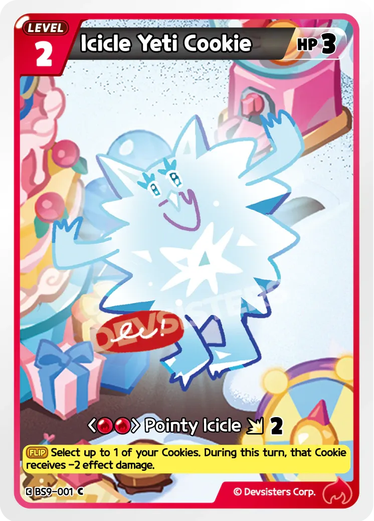Icicle Yeti Cookie