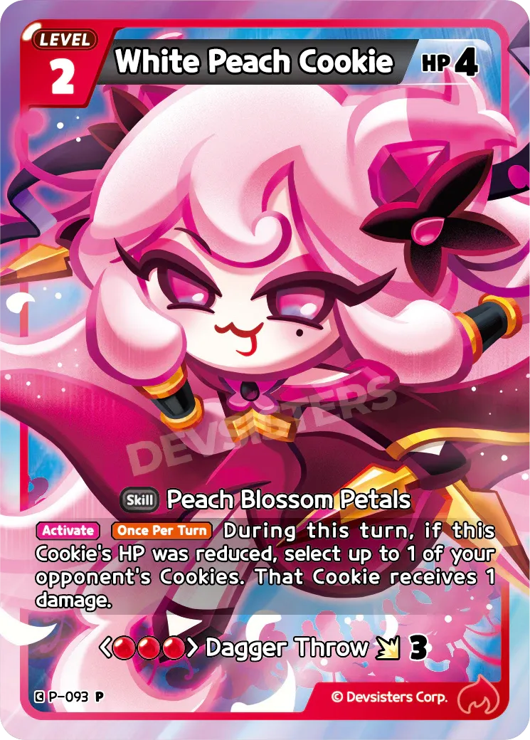White Peach Cookie