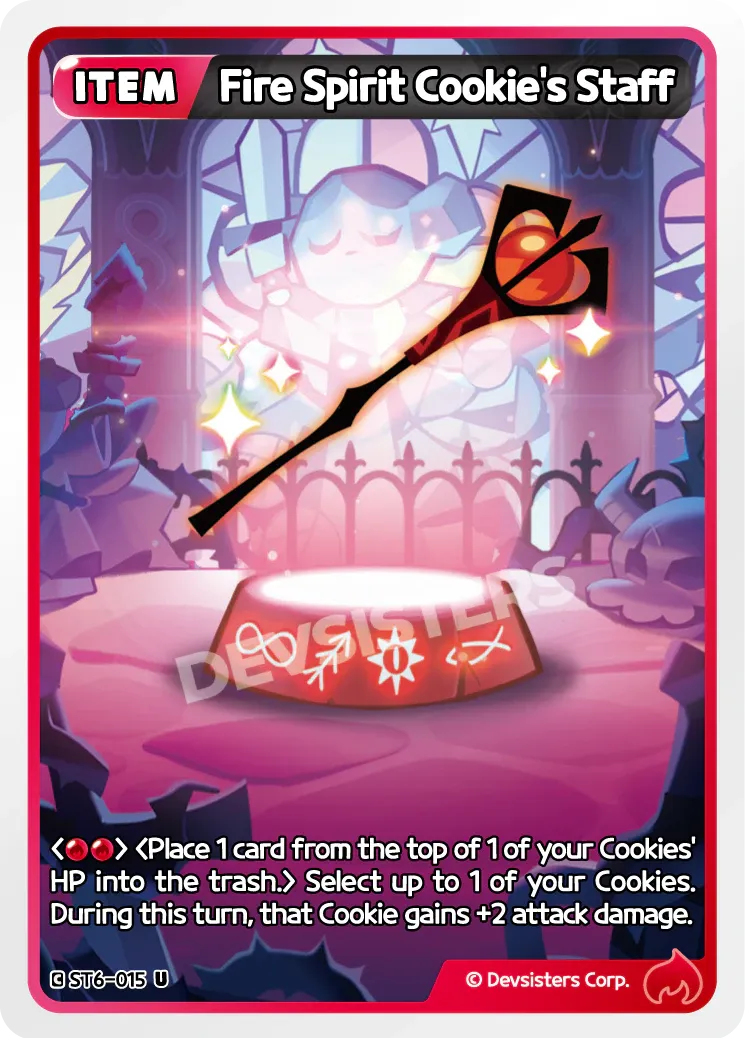 Fire Spirit Cookie's Staff