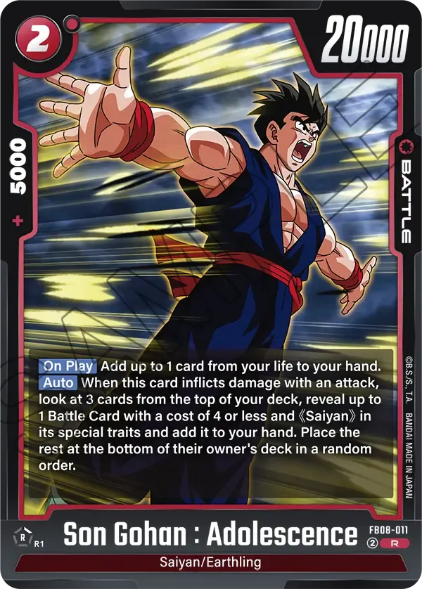 Son Gohan : Adolescence