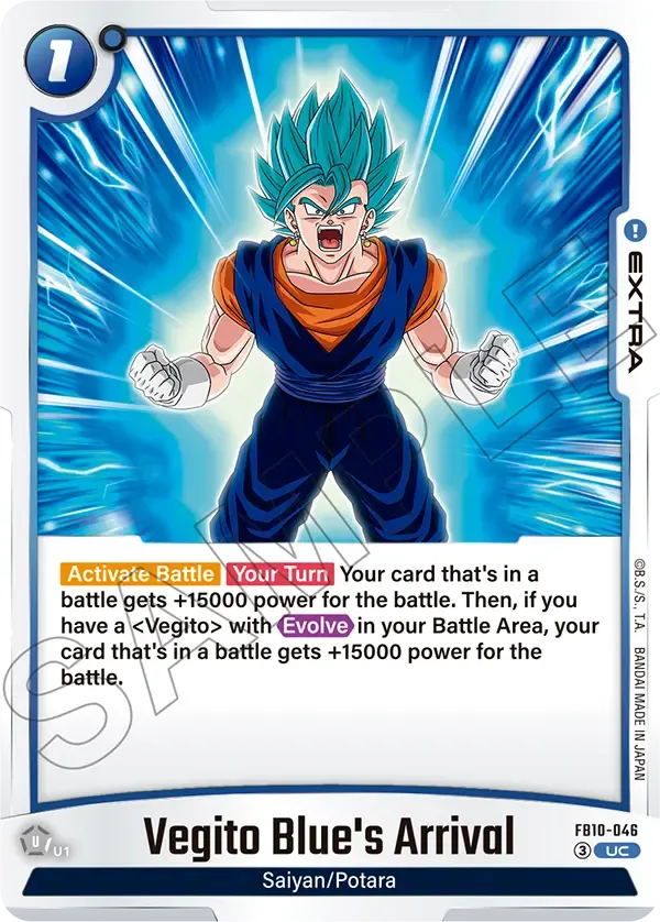 Vegito Blue's Arrival