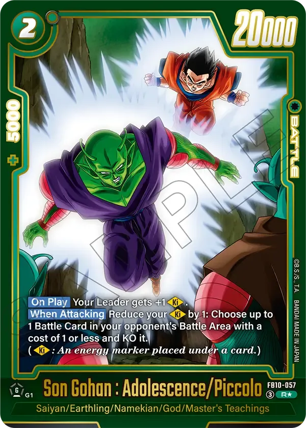 Son Gohan : Adolescence/Piccolo