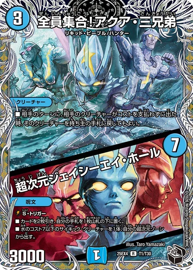 Everyone Gathered Together! Aqua Three Brothers