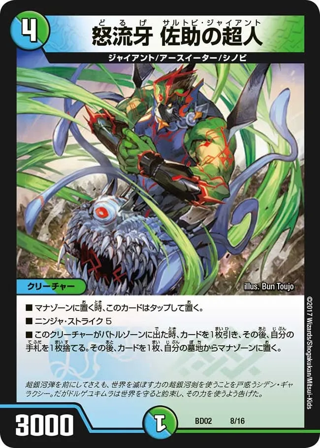 Sarutobi Giant, Dolge