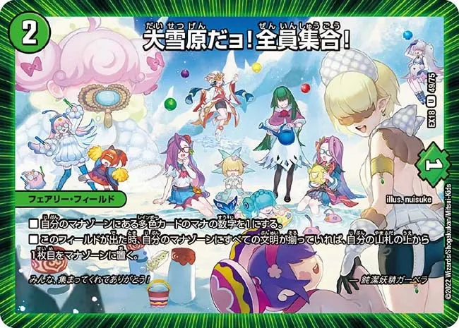 Heavy Snowfield! Everyone Gather!