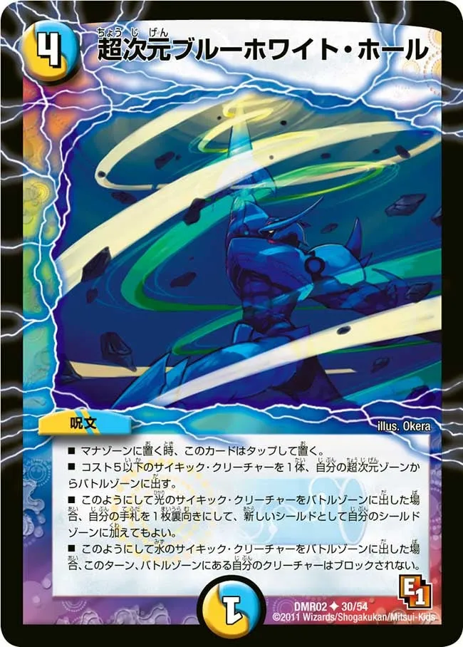 Hyperspatial White Blue Hole