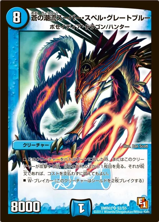 Super Spell Great Blue, the Blue Tide
