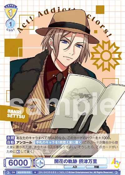 Flowering trajectory Settsu Banri