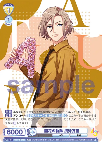 Flowering trajectory Settsu Banri (BR) — alternate art