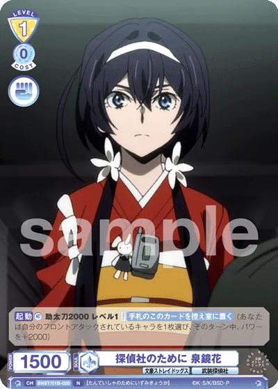 For the Detective Agency Kyoka Izumi