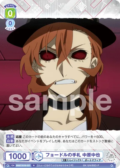 Fyodor's Hand Chuuya Nakahara