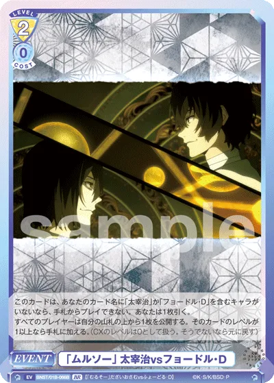 "Meursault" Osamu Dazai vs. Fyodor D