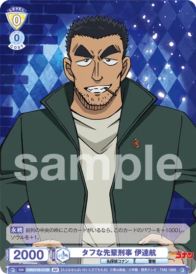 Tough senior detective Wataru Date