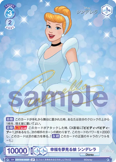 Cinderella, the girl who dreams of happiness