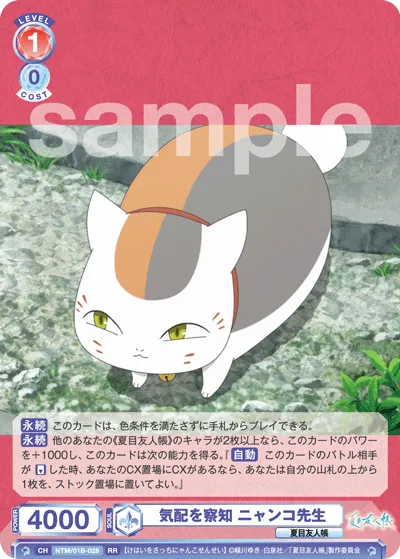 Detecting signs, Nyanko-sensei