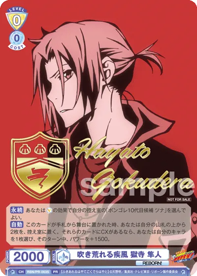 A raging gale Hayato Gokudera