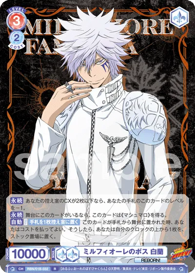 Millefiore's boss Byakuran
