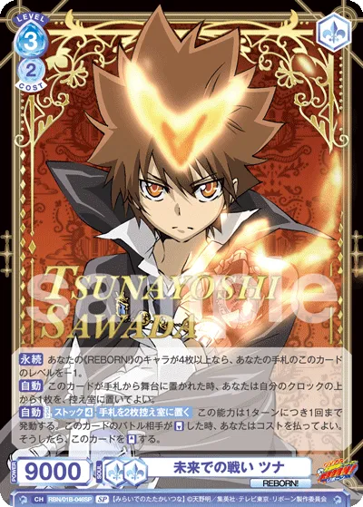 Battle in the future Tsuna (SP) — alternate art
